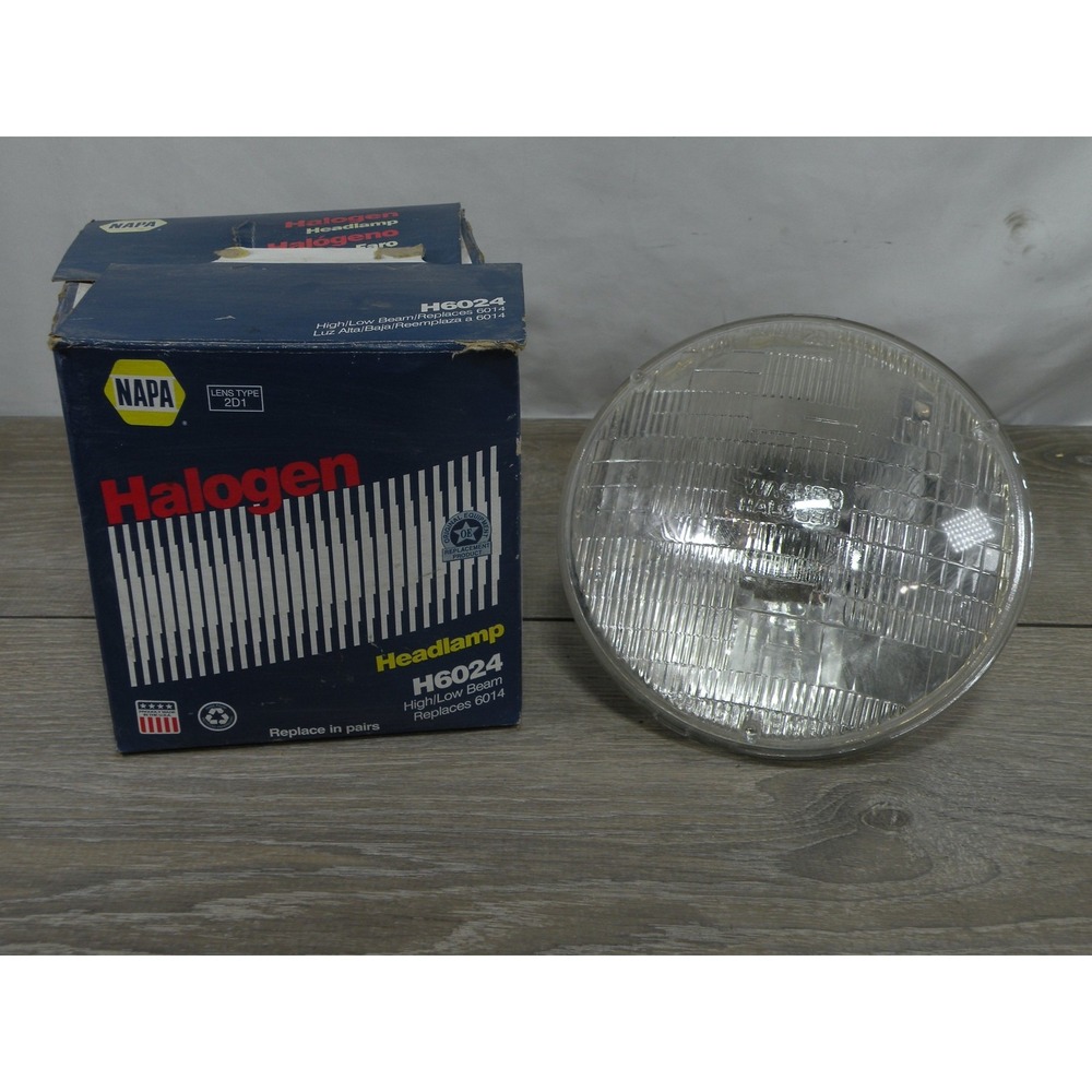 NAPA H6024 Halogen Headlamp High/Low Beam Sealed Beam Light Bulb Replacement